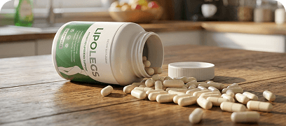 Powerful Formula — LIPOLEGS product and capsules