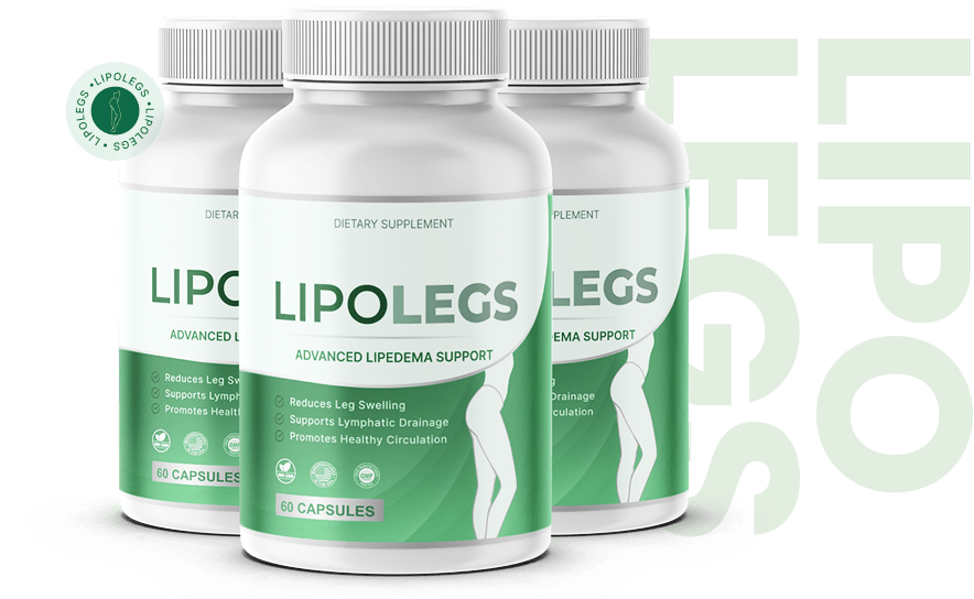 LIPOLEGS™ — três frascos do produto